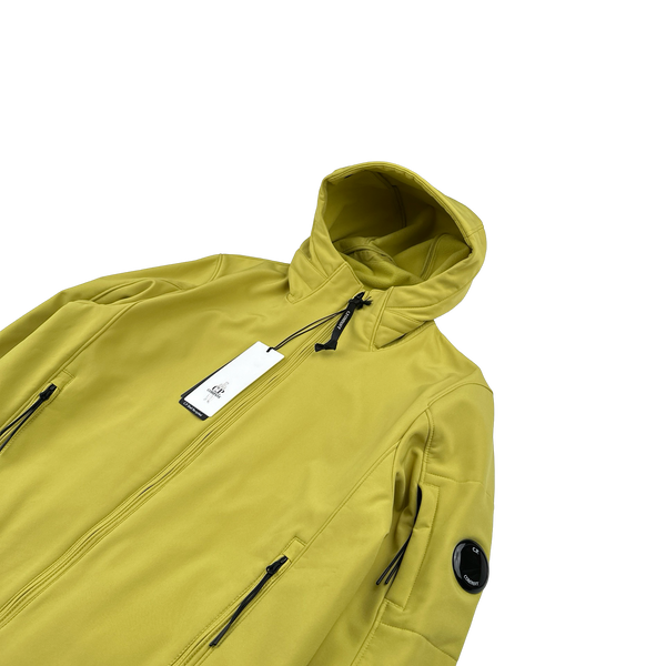 CP Company Chartreuse Soft Shell R Jacket - Small