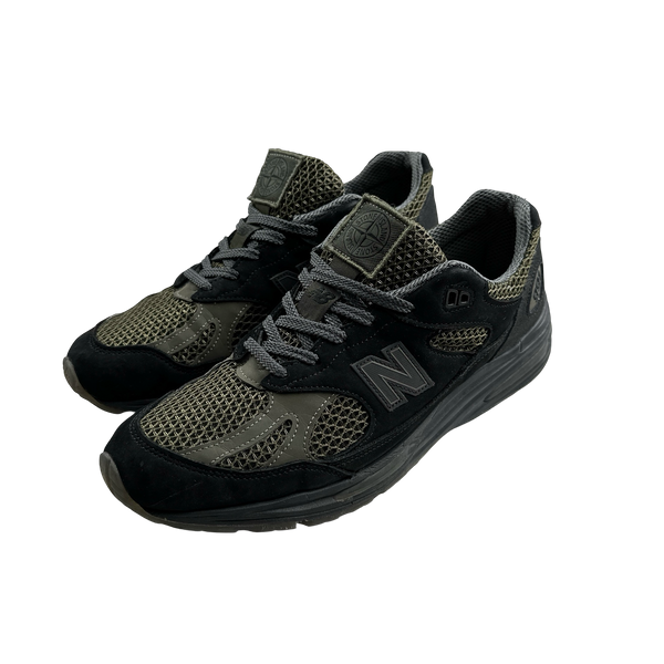 Stone Island x New Balance Khaki 991 Trainers - UK 10.5