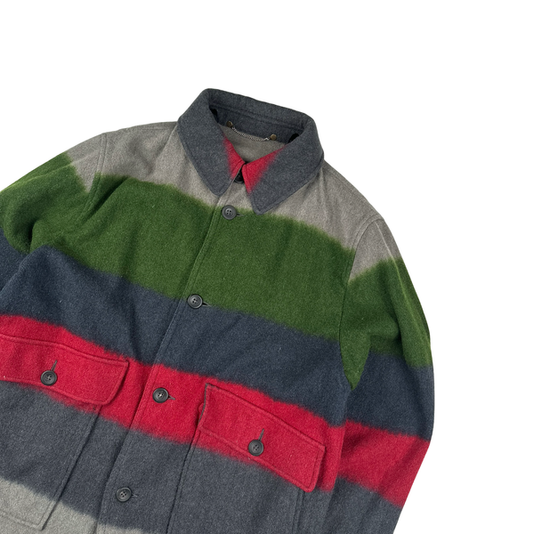 CP Company Vintage 90's Striped Wool Jacket - Medium