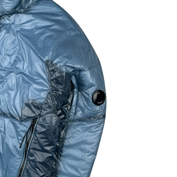 CP Company Blue Face Mask Outline Primaloft Puffer - Large