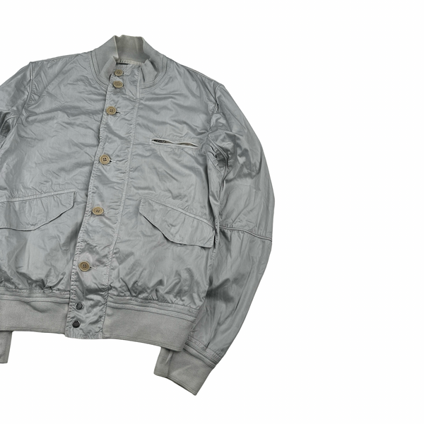 CP Company 2007 Multi Pocket Cotton Blend Bomber Jacket - Medium