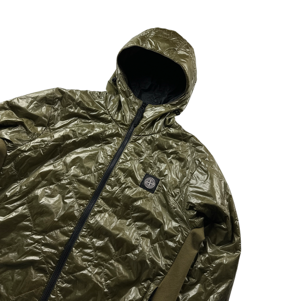 Stone Island 2017 Khaki Pertex Quilted Quantum Primaloft Hooded