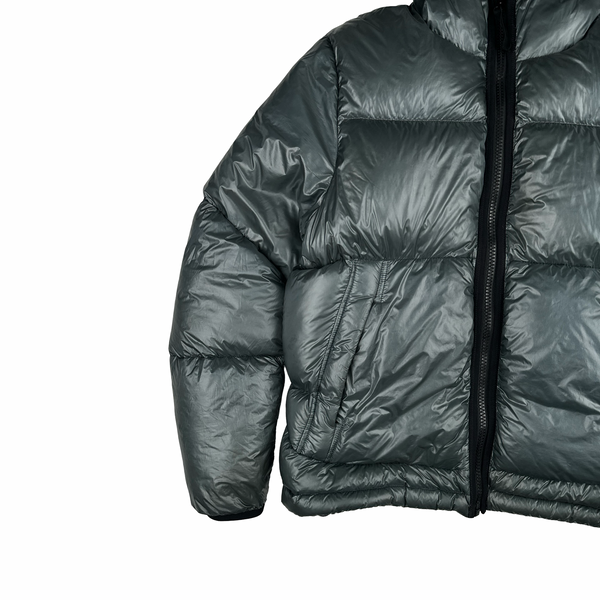 Stone Island 2017 Steel Grey  Pertex Quantum Y Down Puffer Jacket - Medium