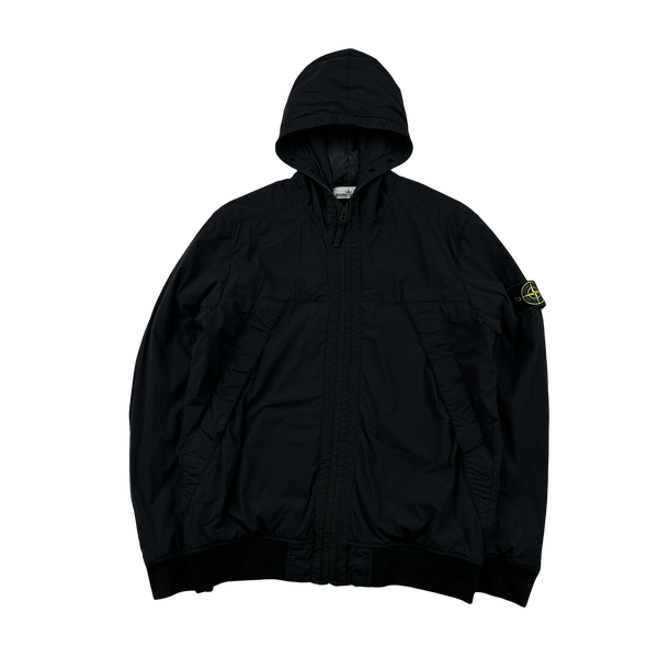 Stone Island 2019 Black Comfort Tech Composite Jacket - Medium