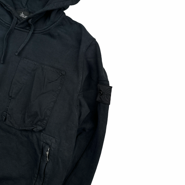 Stone Island Shadow Project Thick Cotton Pullover Hoodie - Small