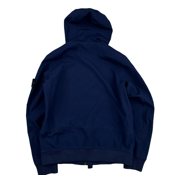 Stone Island 2018 Navy Blue Soft Shell R Jacket - Medium