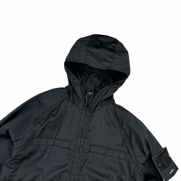 Stone Island 2021 Black Ghost Reversible Hooded Jacket - Medium