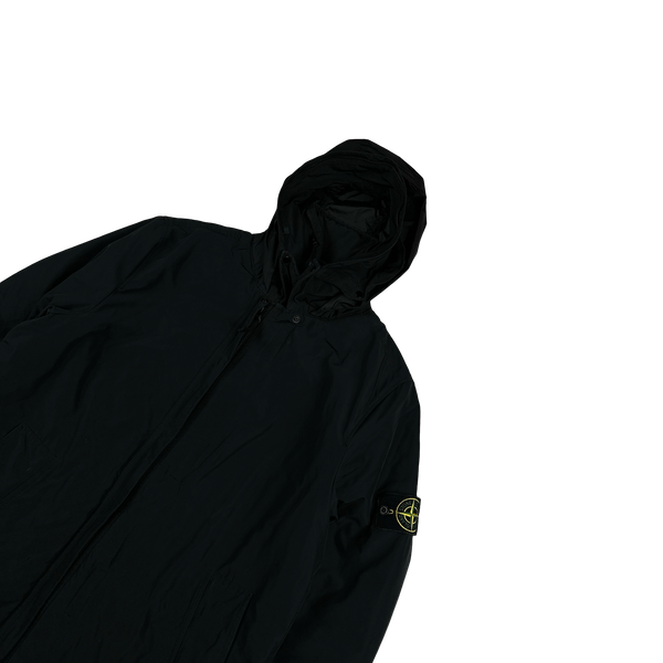 Stone Island 2018 Black Micro Reps Primaloft Parka Jacket - Medium