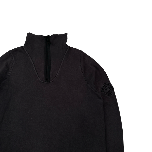 Stone Island 2004 Navy Cotton Vintage Pullover Jumper - XXL