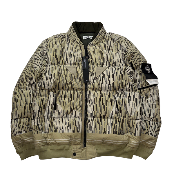 Stone island reflective puffer jacket discount