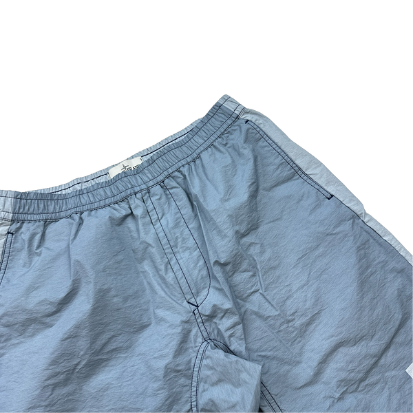Stone Island 2019 Blue Nylon Compass Summer Shorts - 33"