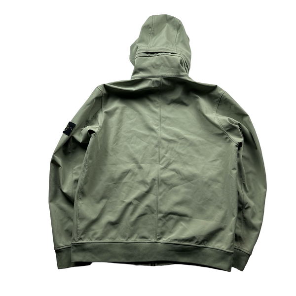 Stone Island 2019 Green Light Soft Shell R Jacket - XL