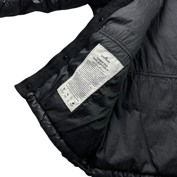 Stone Island 2013 Black Garment Dyed Puffer Jacket - Medium