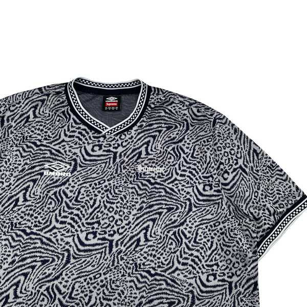 Supreme X Umbro Lilac Leopard Swirl Football Shirt - XL – Mat's Island