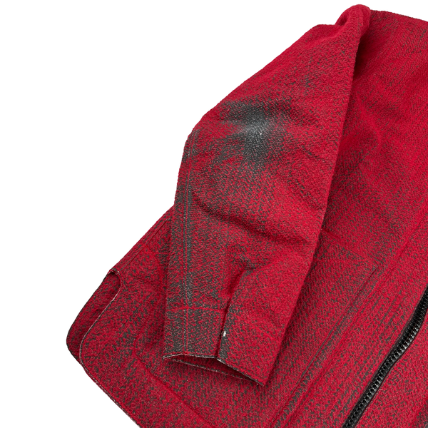 Stone Island 2022 Red Needle Punched Reflective Balaclava Jacket - Large