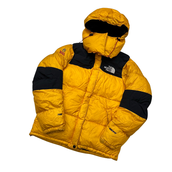 North Face Yellow Summit Series Baltoro 700 Fill Puffer Jacket - Small