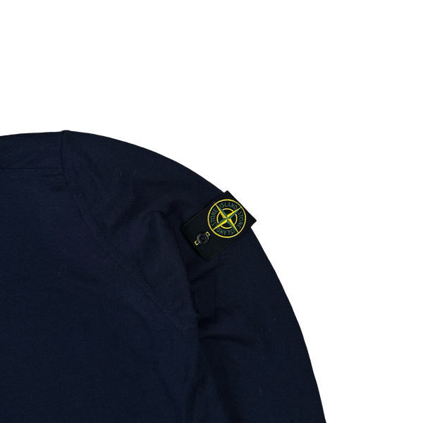 Stone Island 2020 Navy Roll Neck Wool Knit Jumper - XL