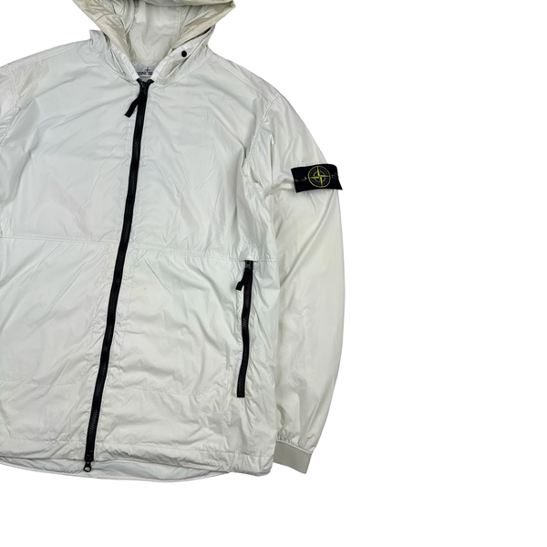 Stone Island White Nylon Skin Touch TC Jacket - XL