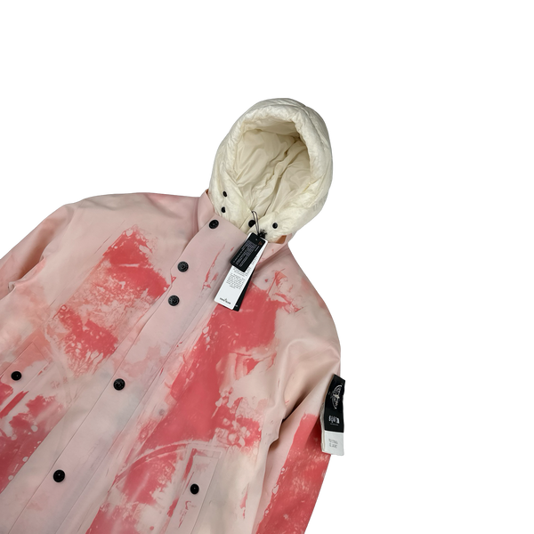 Stone Island 2023 Plaster Special Process Poly Strata Down Lined Ice Jacket - Medium