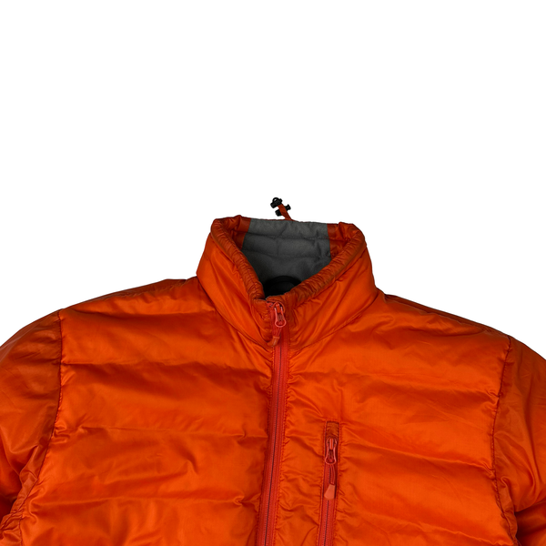 Canada Goose Lodge Down Filled Orange Lightweight Puffer Jacket - Medium