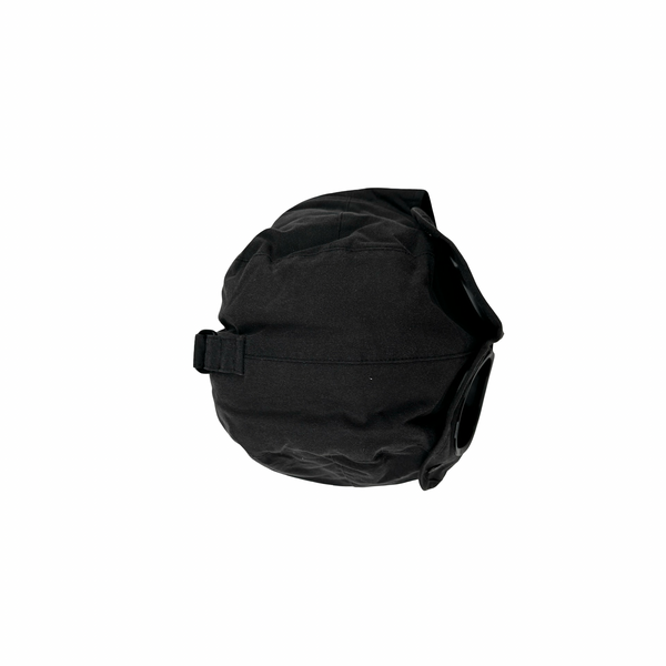 CP Company x Barbour Grey Waxed Google Trapper Hat - Medium