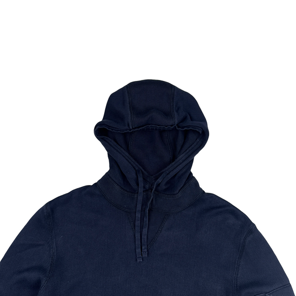 CP Company Navy Lens Viewer Hoodie - Small