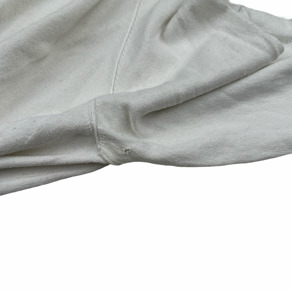 Stone Island White Cotton Crewneck - XL