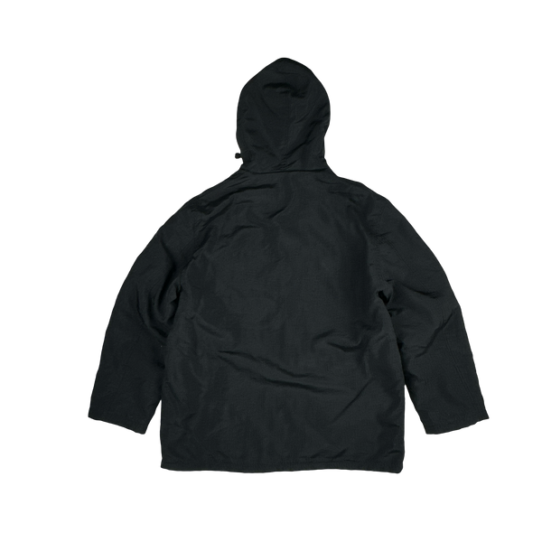 CP Company 1995 Thick Nylon Vintage Fleece Lined Hooded Jacket - Large