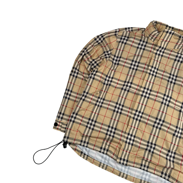 Burberry Nova Check Hooded Lightweight Bag Jacket - Large
