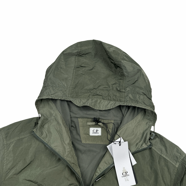 CP Company Green Chrome R Lens Viewer Nylon Multi Chest Pocket Jacket - Large