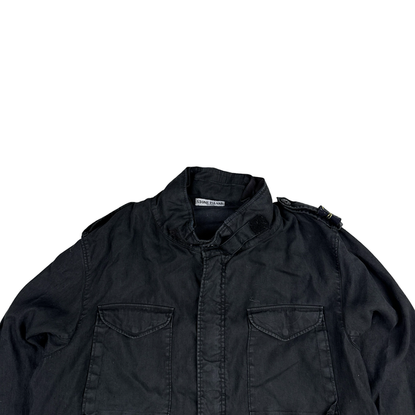 Stone Island Vintage 2005 Shoulder Badge Lino Flax Jacket - XXL