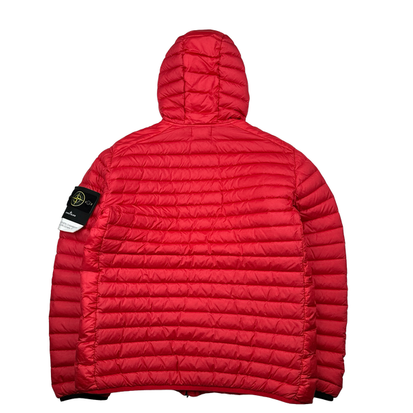 Stone Island 2022 Red Loom Woven R Nylon Down TC Puffer - XL