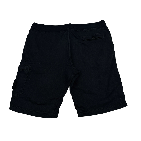 Stone Island 2017 Black Cotton Shorts - Medium