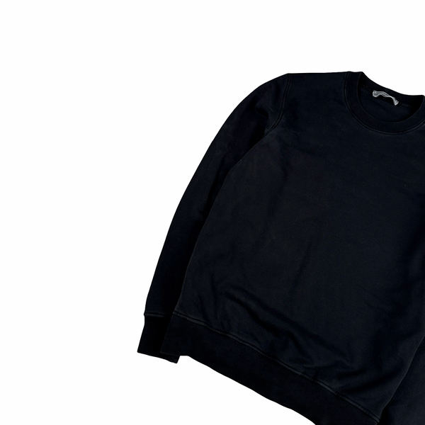 Stone Island 2023 Black Crewneck Sweatshirt - Medium