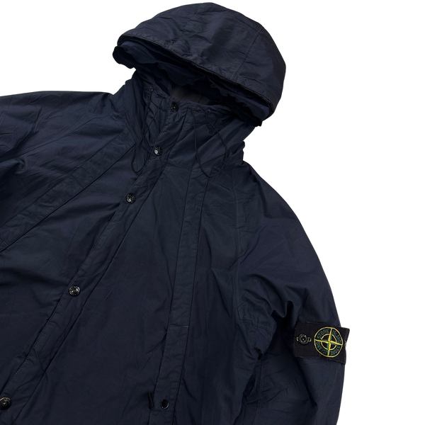 Stone Island Vintage 2003 Quilted Nylon Hooded Jacket - Medium