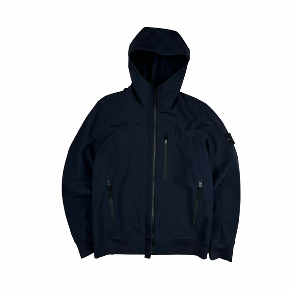 Stone Island 2018 Navy Soft Shell R Jacket - Medium