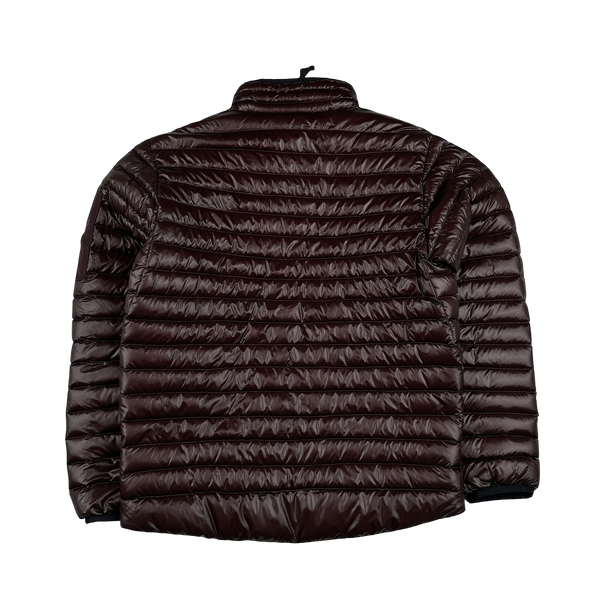 CP Company Burgundy DD Shell Puffer Jacket - Medium