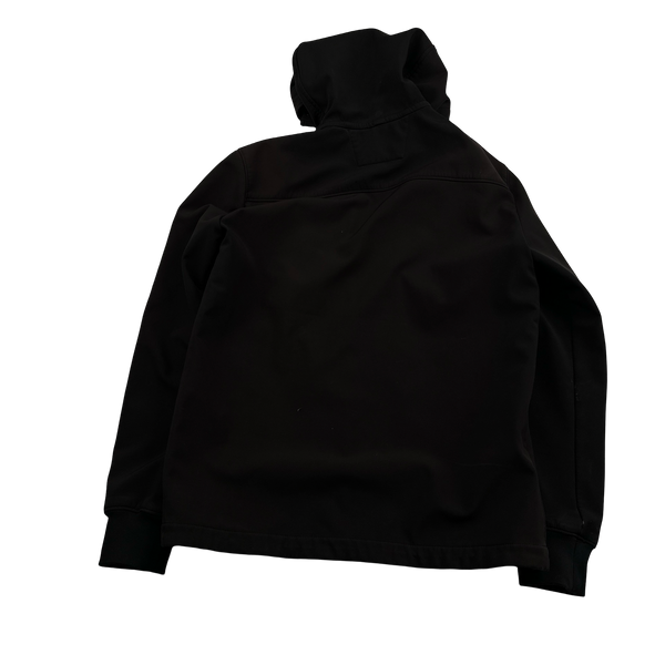 CP Company Brown Junior Goggle Soft Shell Jacket - Age 14