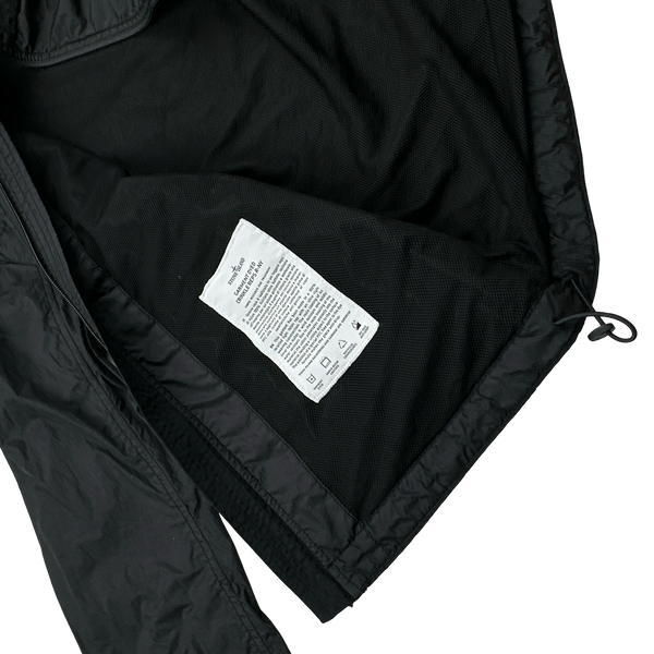 Stone Island 2024 Black Crinkle Reps R-NY Jacket - XL