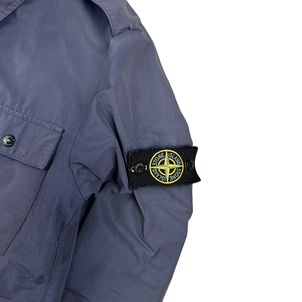 Stone Island Navy Micro Reps Multi Pocket Shield Jacket - Large