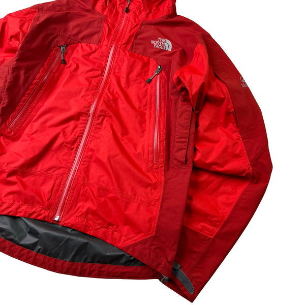 North Face Red Gore-Tex Paclite Flight Series Jacket - Medium