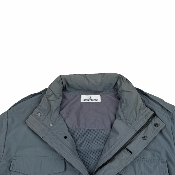 Stone Island 2014 Teal Micro Reps Field Jacket - XXL