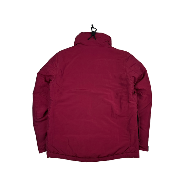 Stone Island 2018 Burgundy Micro Reps Primaloft Lined Jacket - Small