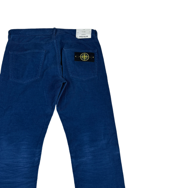 Stone Island 2013 Blue Corduroy Trousers - 32"