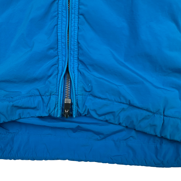 CP Company Blue Nycra Hooded Jacket - Large