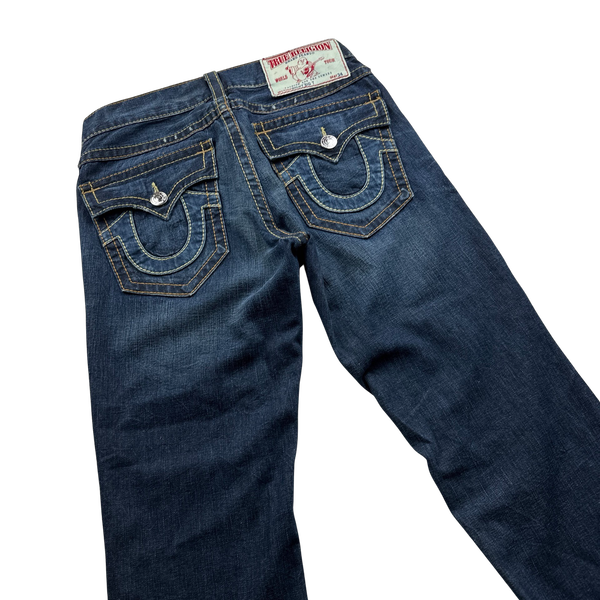 True Religion Ricky Big T Contrast Stich Denim Jeans - 34"