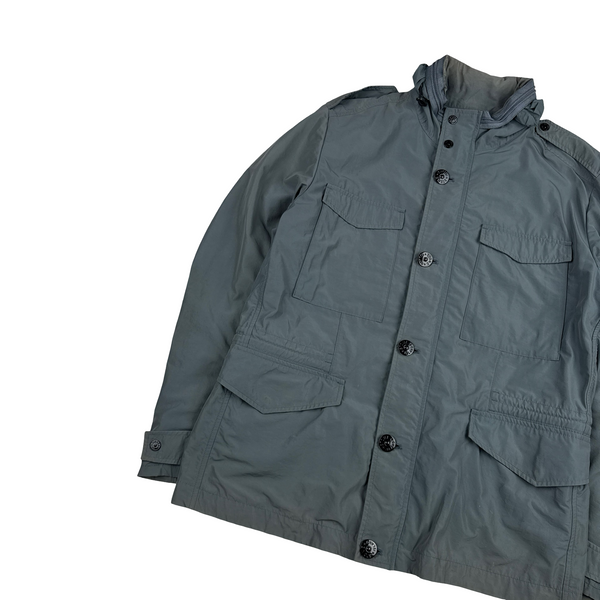 Stone Island 2014 Teal Micro Reps Field Jacket - XXL