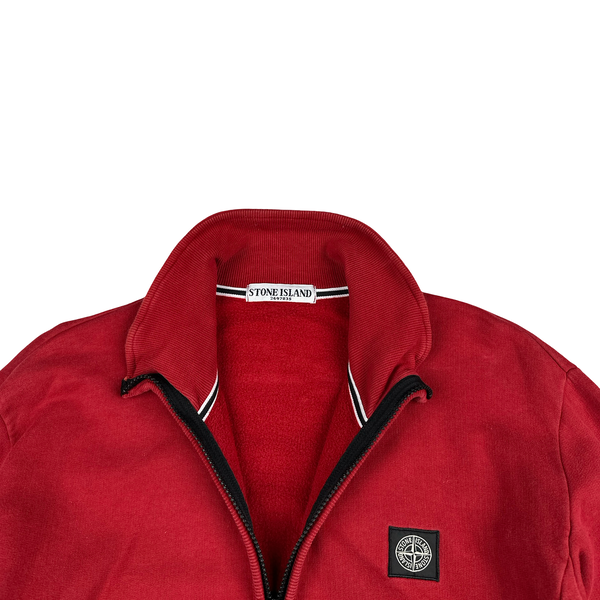 Stone Island Red Patch Cotton 2011 Jumper - Medium