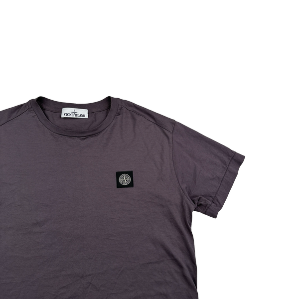 Stone Island 2019 Purple Cotton T Shirt - Medium