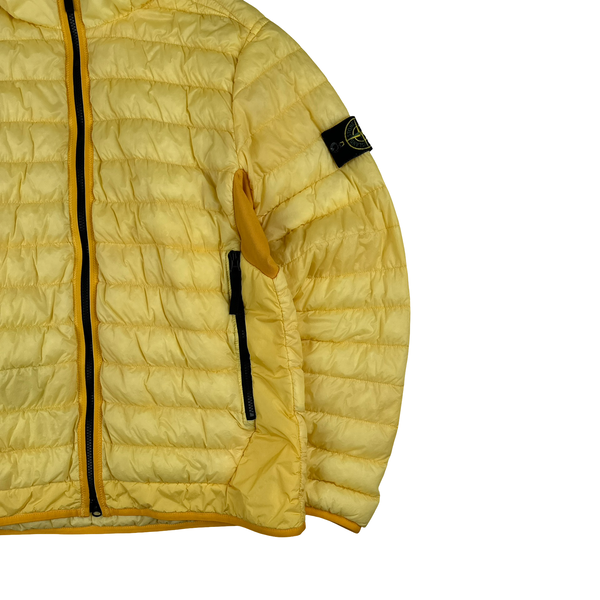 Stone Island 2018 Yellow Down Filled Puffer Jacket - XL